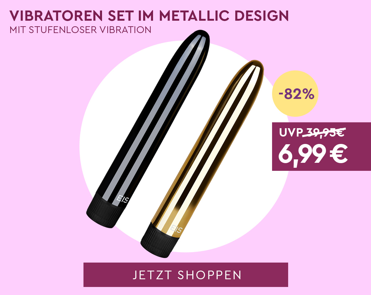 Vibratoren Set im Metallic Design, 2 Teile- Jetzt bei Venize shoppen!