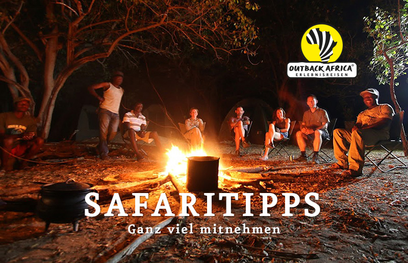 Auf Campingsafari abends am Lagerfeuer © Foto: Mirco Caramori | Sunway Safaris