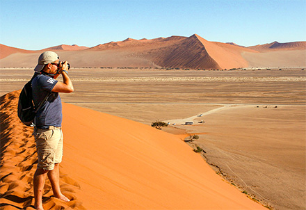 Auf der Düne 45, Namibia © Foto: Doreen Schütze