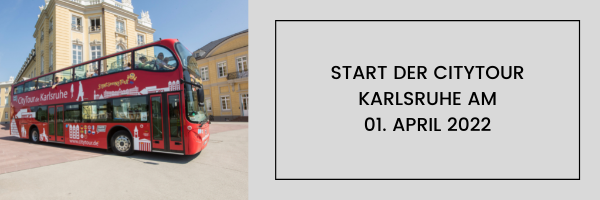 Start der CityTour Karlsruhe am 01. April 2022
