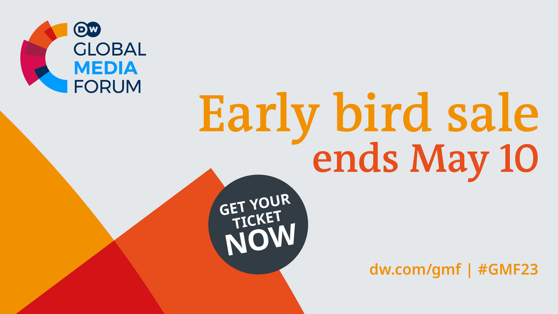Large-letter text: Early bird sale ends May 10. Get your ticket NOW!