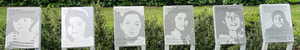 pictures of the five Genc family members, the Solingen attack victims