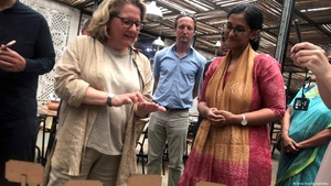 German Development Minister Svenja Schulze in India