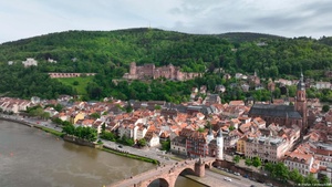 Bird's eye view of Heidelberg