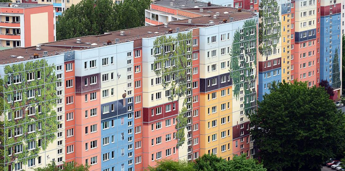 Prefab housing in Friedrichsfelde