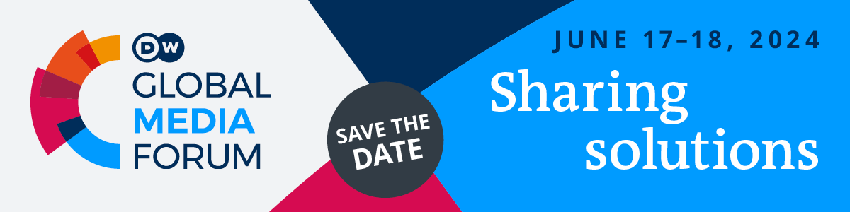 DW Global Media Forum 2023: Sharing solutions. Save the date!