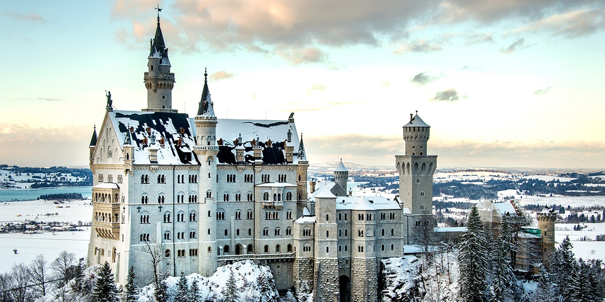 Schloss Neuschwanstein im Winter