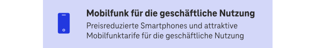Mobilfunk für die geschäftliche Nutzung
